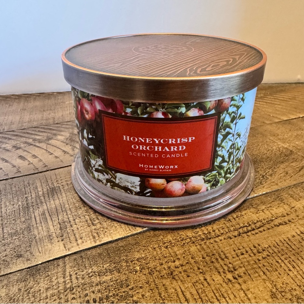 HomeWorx by Harry Slatkin Honeycrisp‎ Orchard Scented Candle 4 Wick 18 OZ